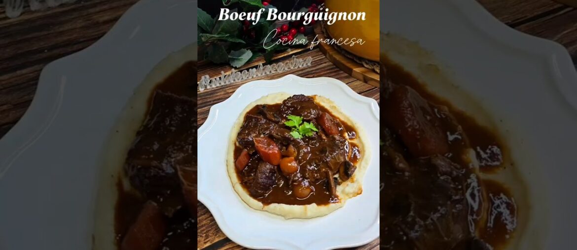 ‼️BOEUF BOURGUIGNON‼️ #recetafrancesa #cocinacasera #boeufbourguignon