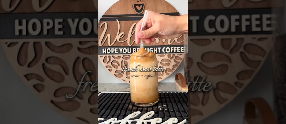 ✨French Toast Latte✨          recipe in description