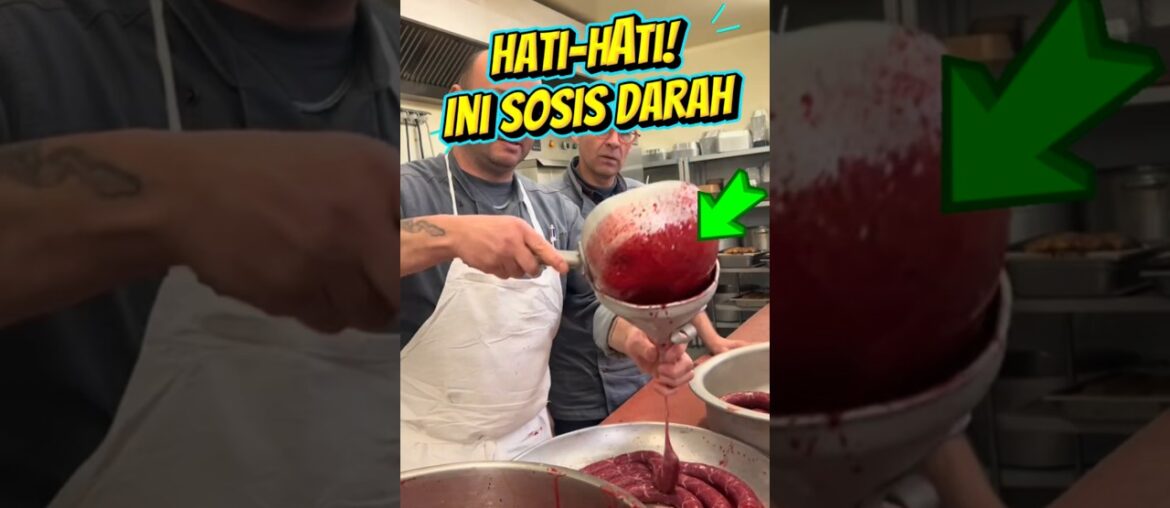 Sosis darrah khas Perancis. #faktaunik #faktamenarik #kuliner