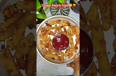 Crispy French Fries🍟😋#shorts #recipe #frenchfries #snacks #foodlover
