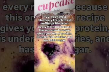 Weight Loss Blueberry French Toast Muffin 🫐🍞✨Recipe below! Comment “PLAN” and I’ll dm you a link