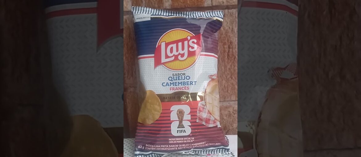 Edição Limitada LAY´S Sabor da Copa do Mundo FIFA 2026 Camembert Francês O Luxo do Sabor em Campo⚽🏆🌎