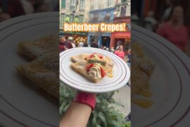 You can find Butterbeer crepes @UniversalOrlando in the Wizarding World at Epic Universe!