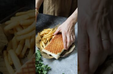 French “Tacos,” a popular street food in France! Recipe on my website ☺️ #food