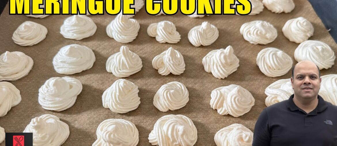 Meringue Cookies Recipe by Spice Sensation | French Meringue Recipe