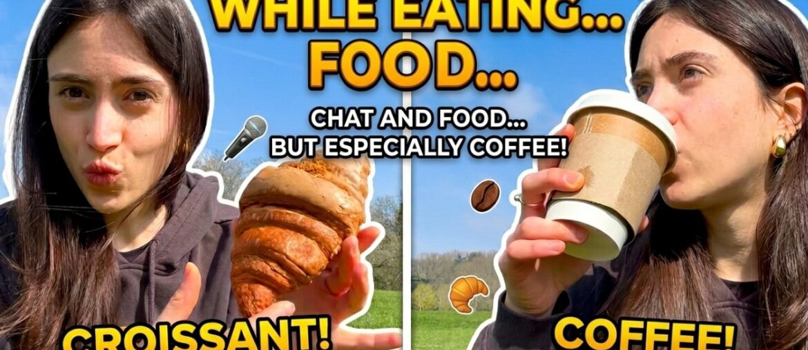 breakfast and random talks (I have a coffee addiction)