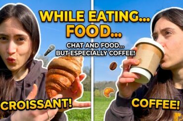 breakfast and random talks (I have a coffee addiction)