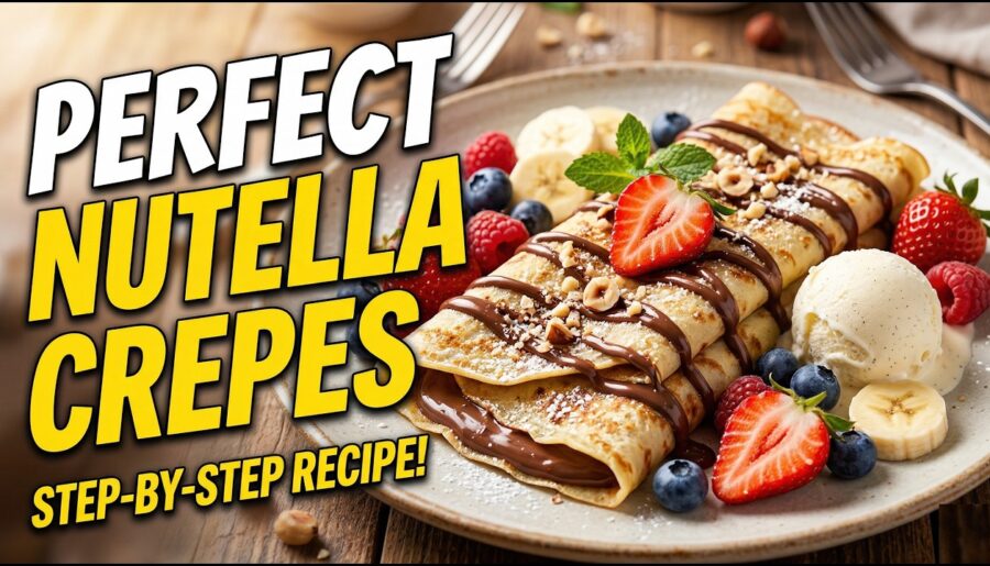 The Only Crepe Recipe You’ll Ever Need! (Nutella & Banana)