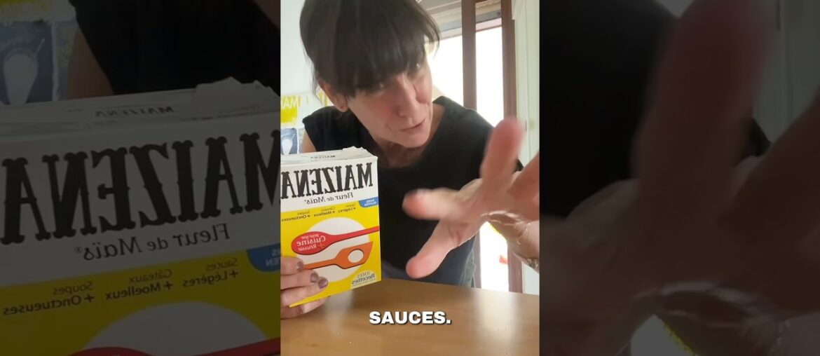 Cornflour French ingredients #lifeinfrance  #thingsiwishiknew #france #cooking #alychalloner #shorts