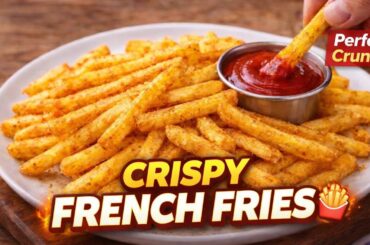 Crispy French Fries Recipe 🍟 | How to Make Perfect French Fries at Home | IPL Special Snack