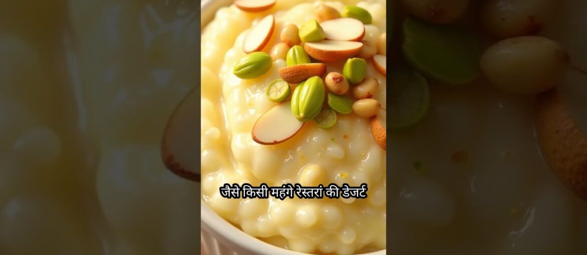 How to make saffron rice pudding #fooddiscovery #gourmet #recipe #ricepudding