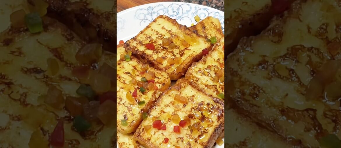 French Toast Easy Recipe♥️#Easy, Breakfast ￼#viral #yummy #short #ytshorts #youtube #jamilakirasoi