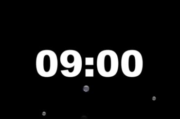 9 Minute Timer with Alarm | Simple Countdown (Full Screen) – ClockUnit