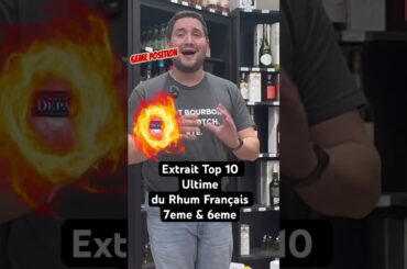 Extrait de ma vidéo #top10 un #top uniquement sur le #rhum français, #martinique #reunion #antilles