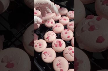 French Macaron with Crystal Sugar ✨