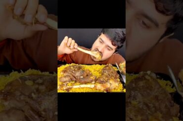 ASMR EATING SPICY 🔥🥵 MUTTON NALLI #mukbang #asmreating #youtubeshorts #food #eatingsounds #ytshorts