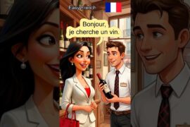 Real-Life French Conversation for Beginners | At a Wine Shop in France #shorts