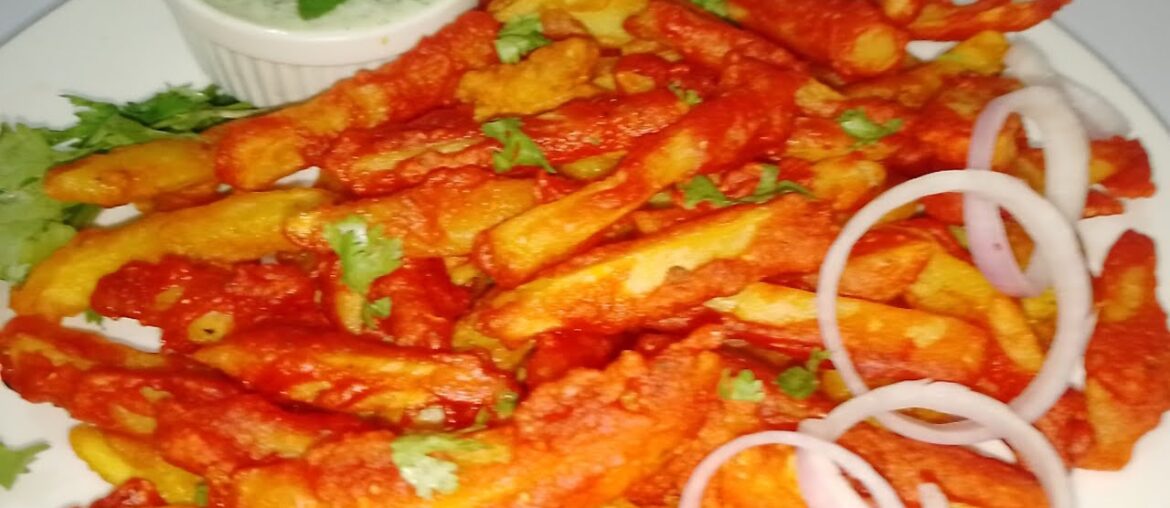 Tandoori Aloo Fry Recipe|Crispy French Fries Recipe|Potato Fries Recipe|Potato Snacks Bnanay KaTriqa
