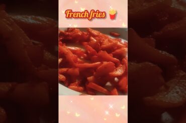 French fries 🍟 only 5 miunts and Ready..# cooking#french fries#tasty# crispy#for you#shorts#tremf