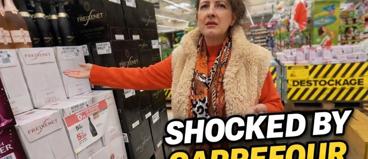 First Stop in France… We Were Shocked by Carrefour