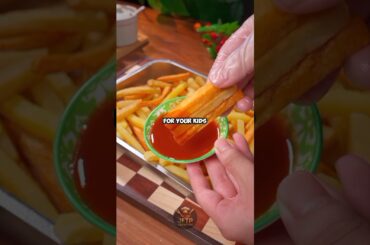 Crispy Sweet Potato & French Fries at Home 🍟 No Soggy Fries Ever #Shorts