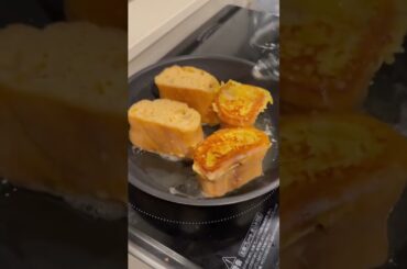 Caramel Bubbly French Toast🤤#japanesefood #trending #viral #japantravel #food#caramel