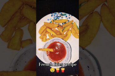 PETU KE “McDonald's Style French Fries 🍟 | Crispy & Yellow Perfect Recipe 😍”#shorts #foodie #funny