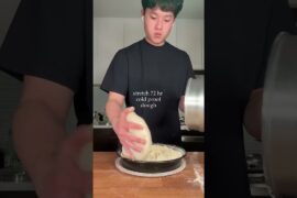 French Onion Soup Pizza. Recipe on my substack for free! Baked on