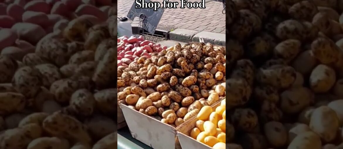 How the French Shop For Food #frenchlifestyle #authenticfrench #frenchfood