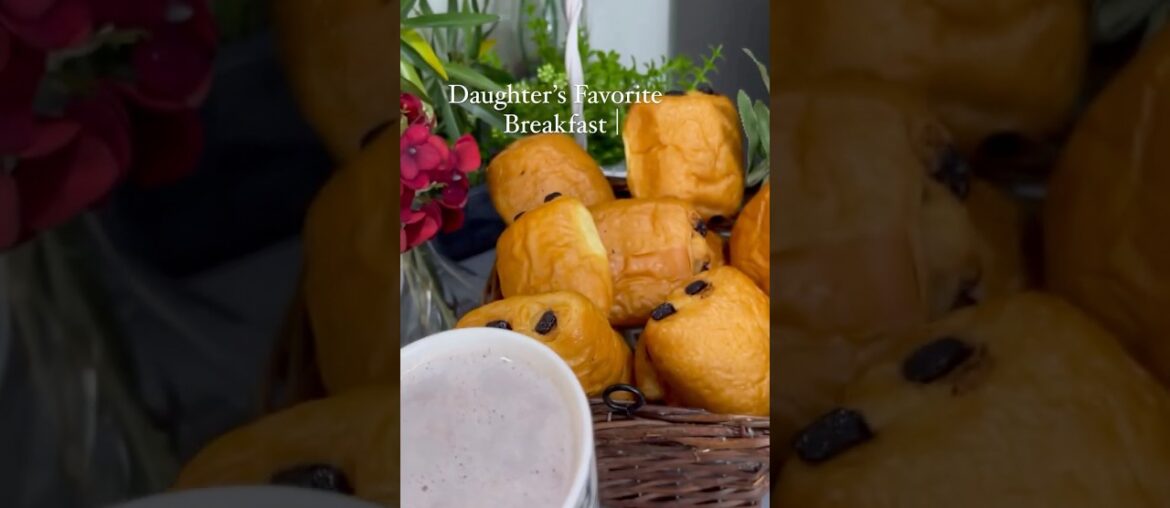 My favorite, Chocolat chaud and PAIN AU CHOCOLAT🍫 #breakfast #french #fypシ #shortsfeed #ytshorts