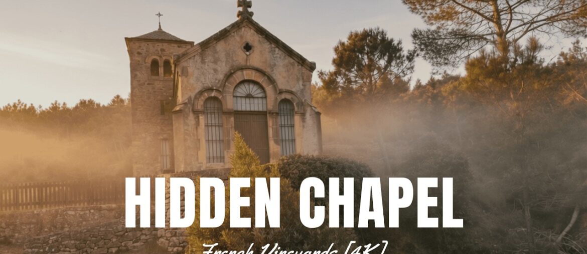 Hidden Chapel Walk Through French Vineyards | South France 4K