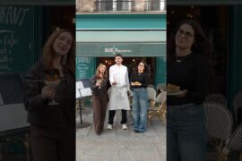 🇫🇷 Dan ce restaurant, les plats français sont revisités en brochette  !￼