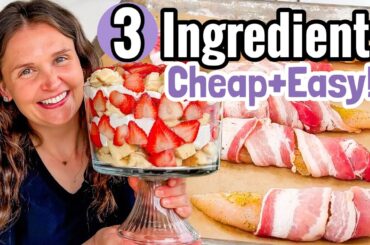 You Only Need 3 Ingredients… 10 EASY Recipes to Try | Julia Pacheco