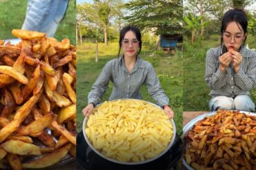 Amazing cooking French fry with sauce recipe