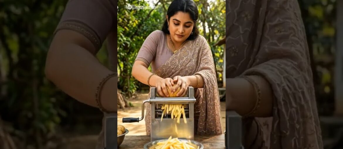 Wait for the Crispy French Fries! 🍟🔥 #shorts #frenchfries #food #darshorts
