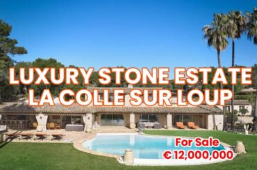 The Most Luxurious Stone Estate on the French Riviera Villa in La Colle sur Loup.