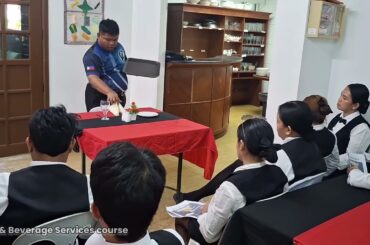 How to set up French, Russian & America dining table set up! Tesda NcII course