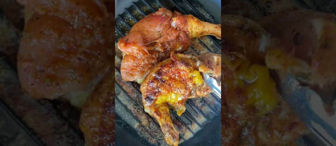 French juicy herb-grilled chicken with creamy lemon sauce😍 #food #frenchchicken #recipe #easyrecipe