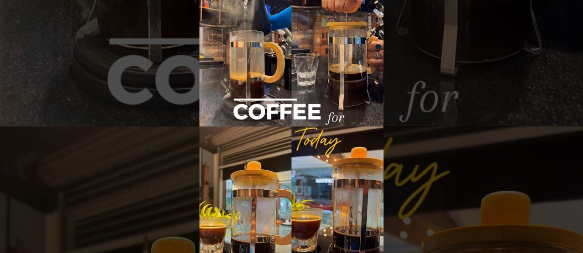 French press #coffee #youtubeshorts #coffeegirl #barista #frenchpresident