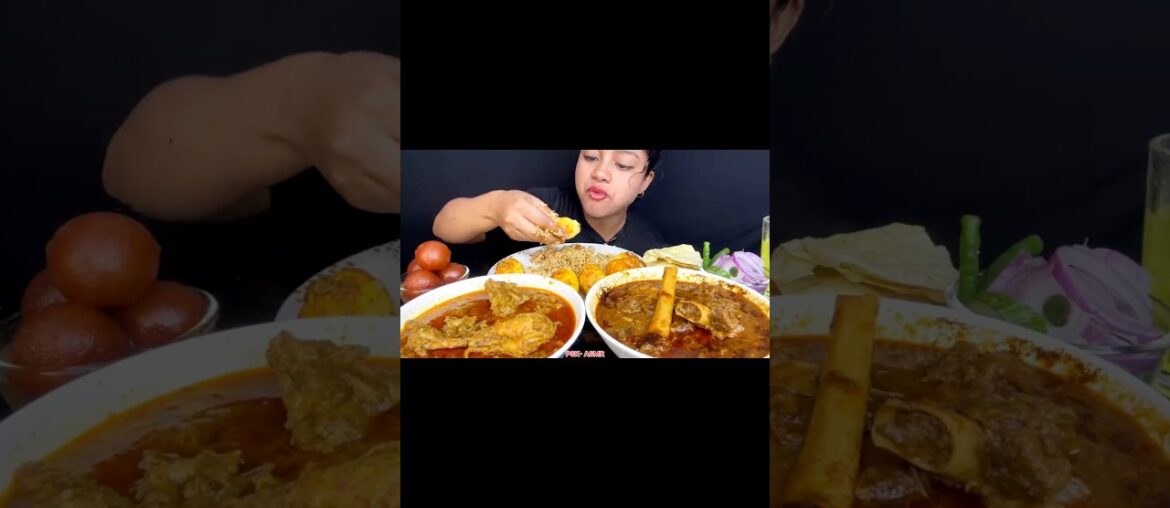 ASMR EATING SPICY 🔥🥵 EGG CURRY #mukbang #asmreating #youtubeshorts #eatingsounds #ytshorts