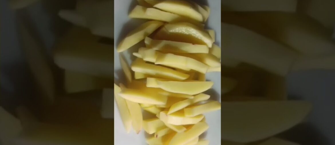 फ्रेंच फ्राई कैसे बनाएं!❤️#short video #French fry recipe #viral video #trending videos #1million