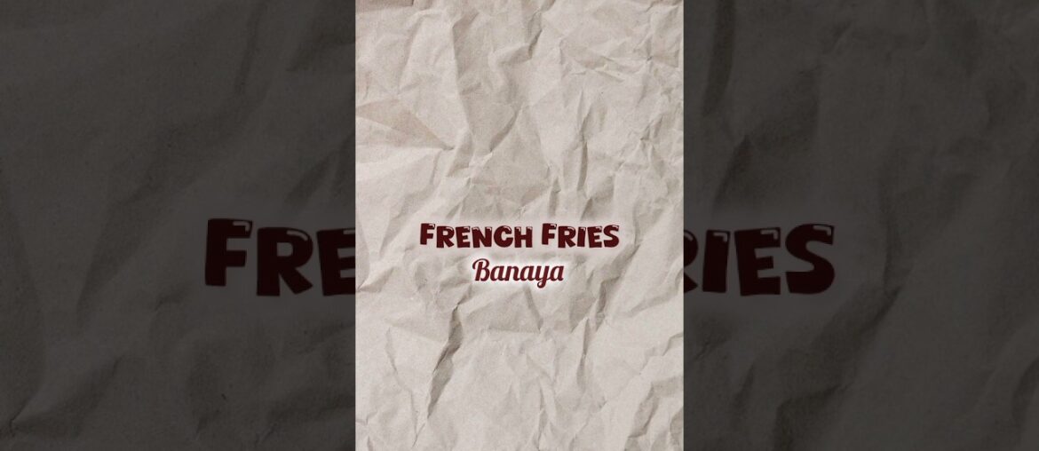 Crispy French Fries Recipe | Perfect Homemade Fries 🍟 #shorts #frenchfries #recipe #viral