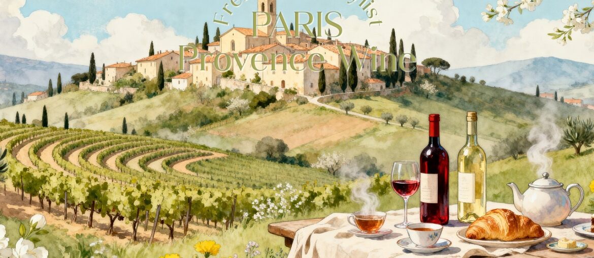 Provence Wine🌿 French Instrumental Music — Coffee Playlist | Soft Jazz & Southern France
