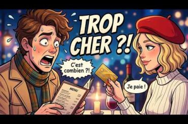 🇫🇷 Romantic Date. Romantic Dinner in Paris (A1-A2). French Conversation Practice