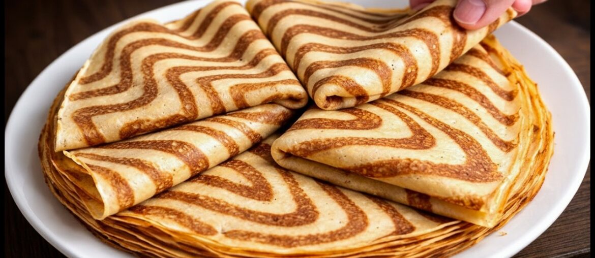 Dieses erstaunliche Pfannkuchenrezept in 10 Minuten kennt keiner! Das leckerste Rezept meiner Oma!