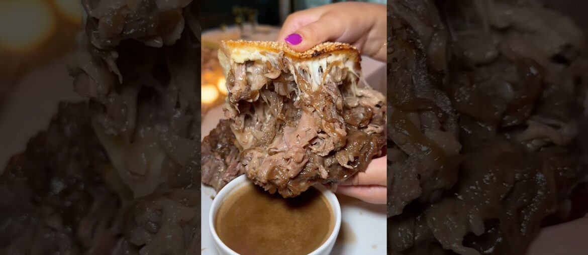 The FRENCH DIP from Terina in Bay Ridge, Brooklyn NYC! #DEVOURPOWER