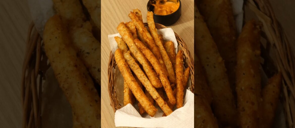 #viral long fries from leftover rice#shorts#french fries recipe#crispy rice fries#snacks recipe