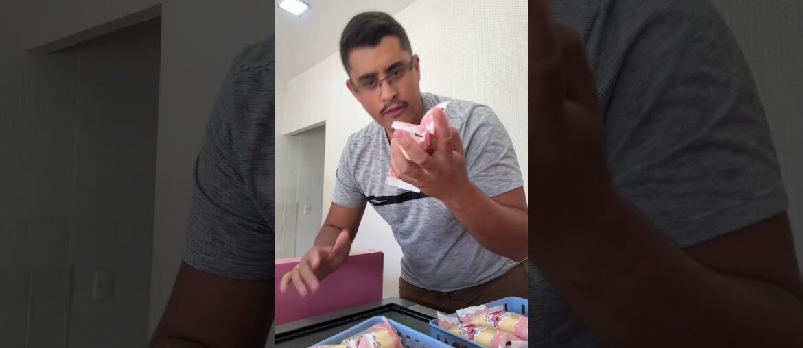 Organização freezer horizontal para geladinho gourmet