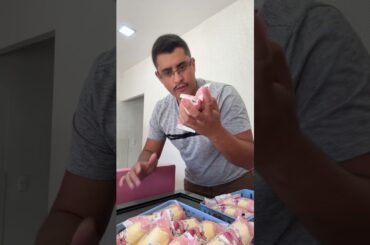 Organização freezer horizontal para geladinho gourmet