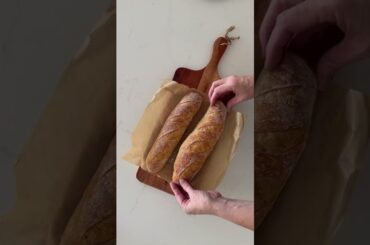 Beginner Sourdough Baguettes
